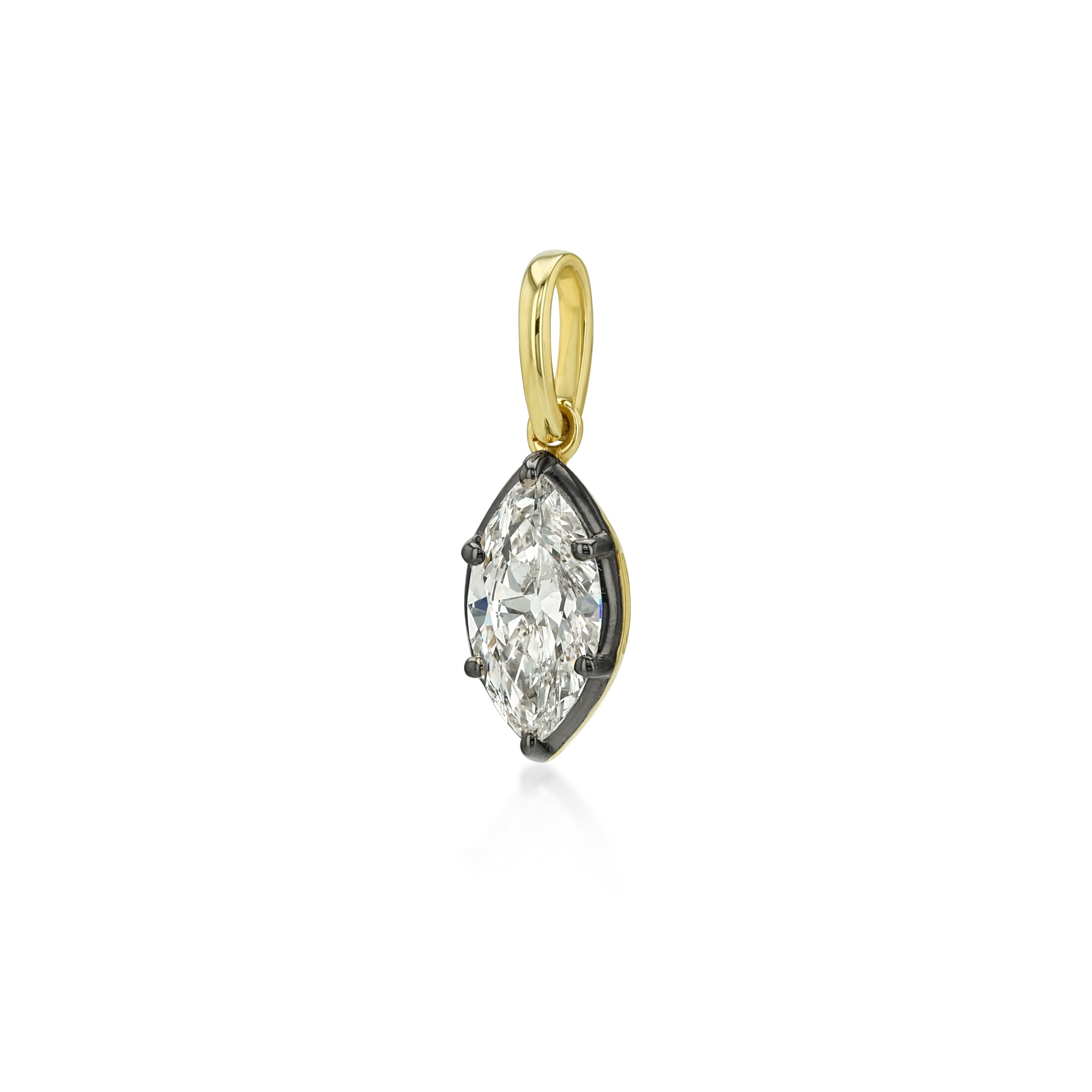 Petite Marquise Diamond Charm