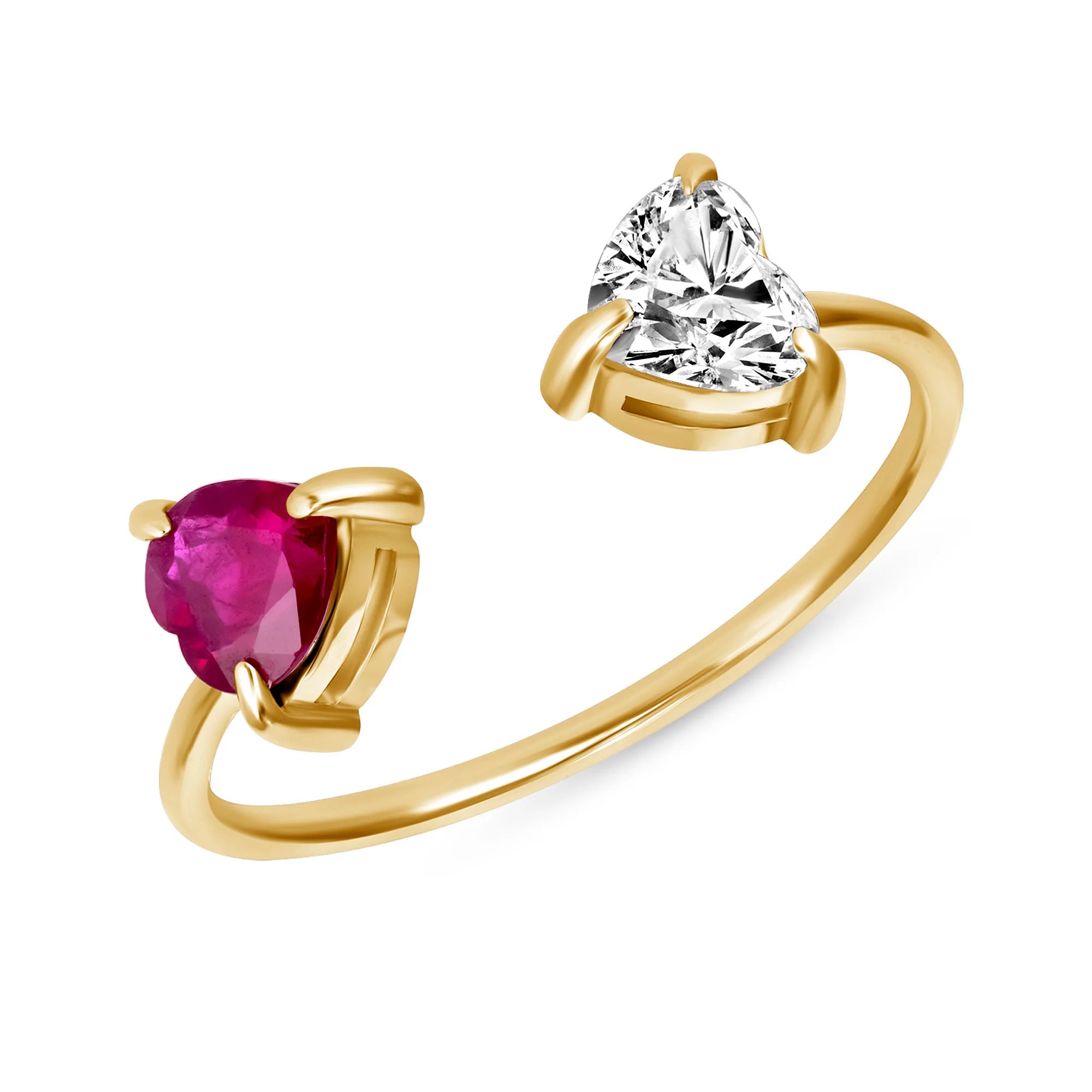 TOI ET MOI HEART RING