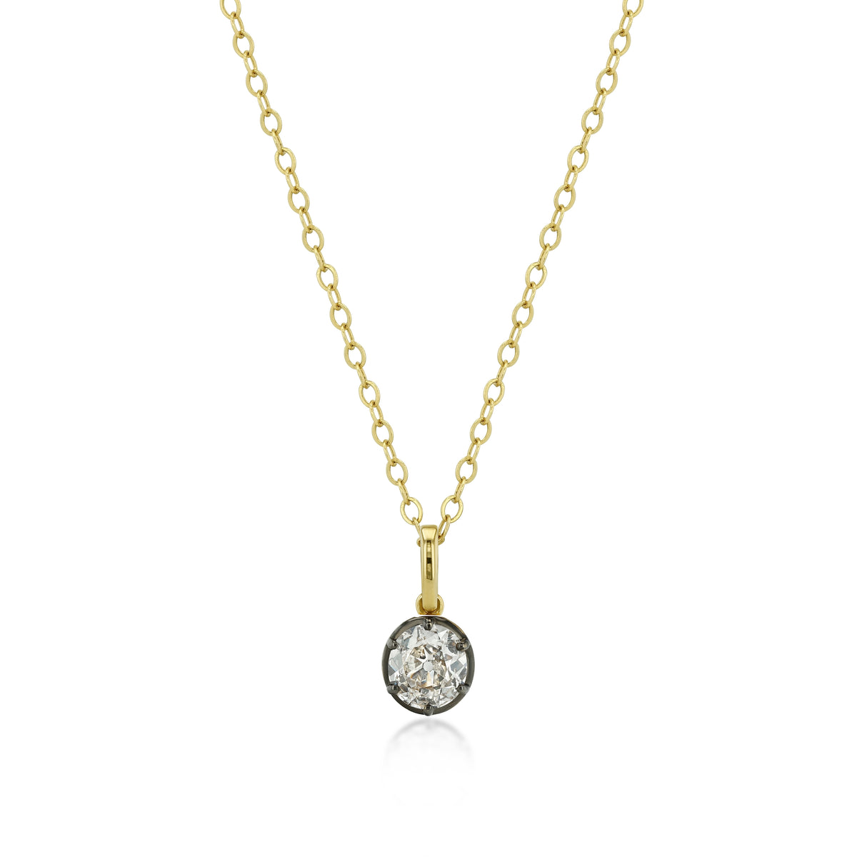 Petite Round Diamond Charm