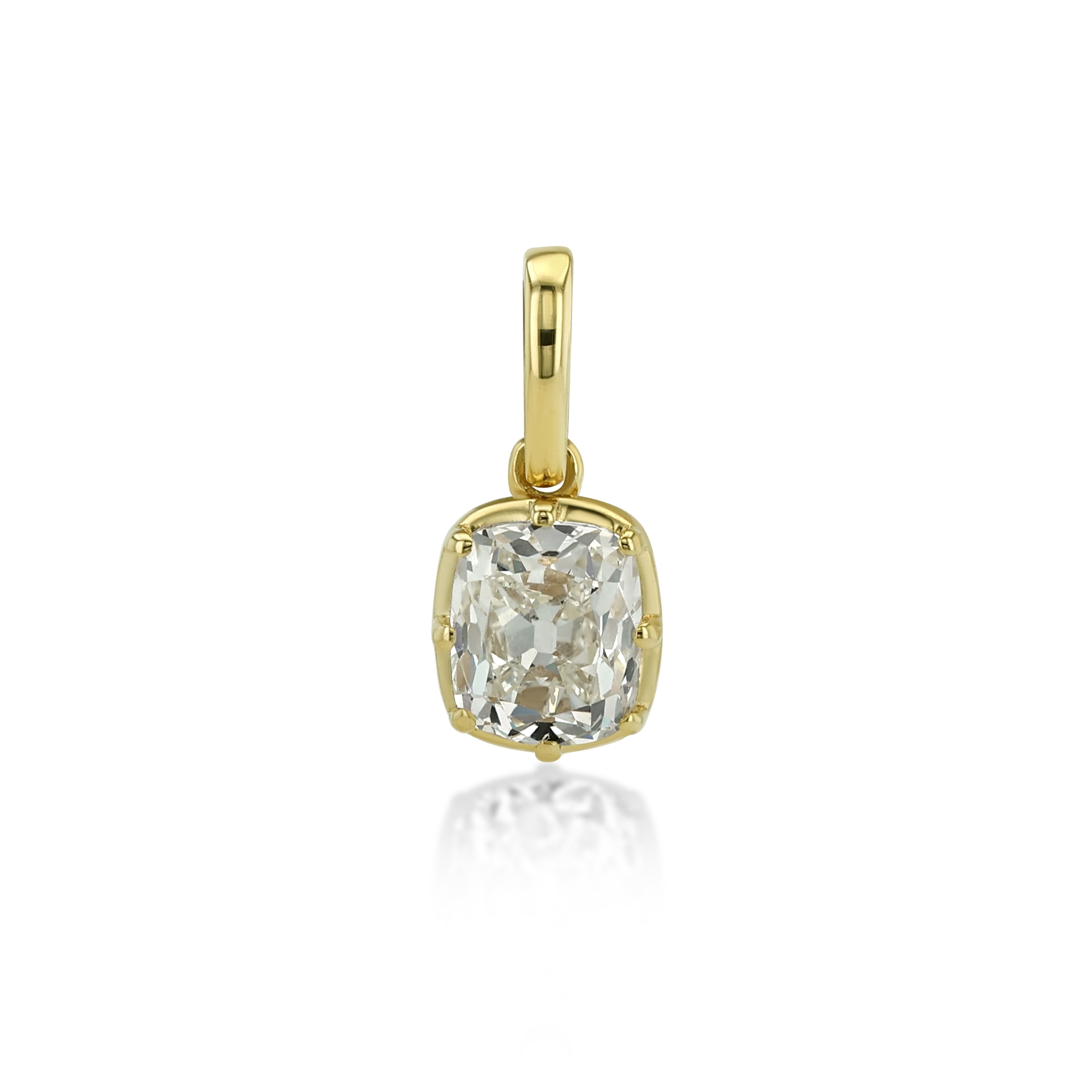 Petite Cushion Diamond Charm