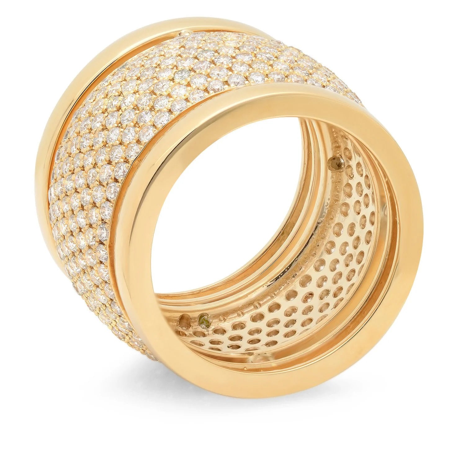 Trio Ring with Diamonds