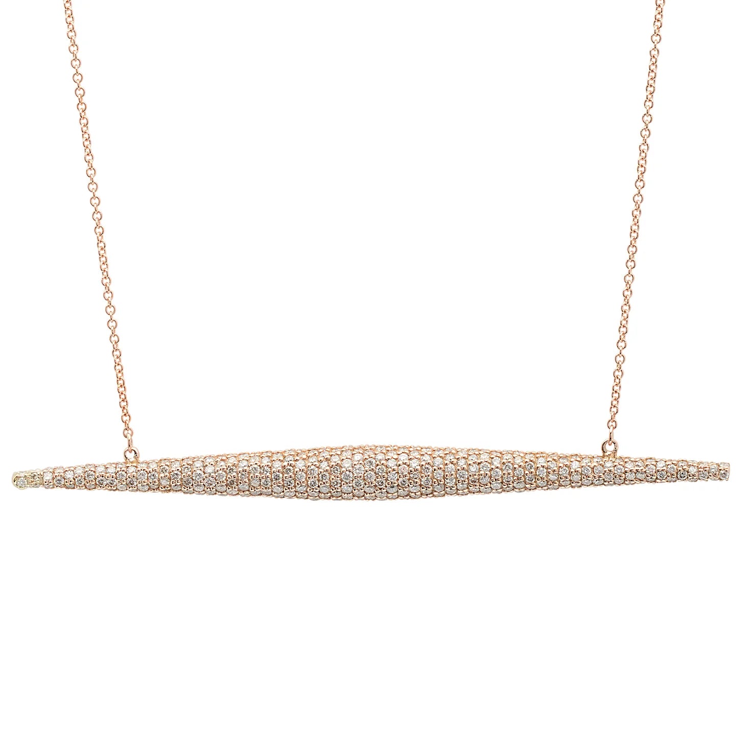 Diamond Torpedo Necklace