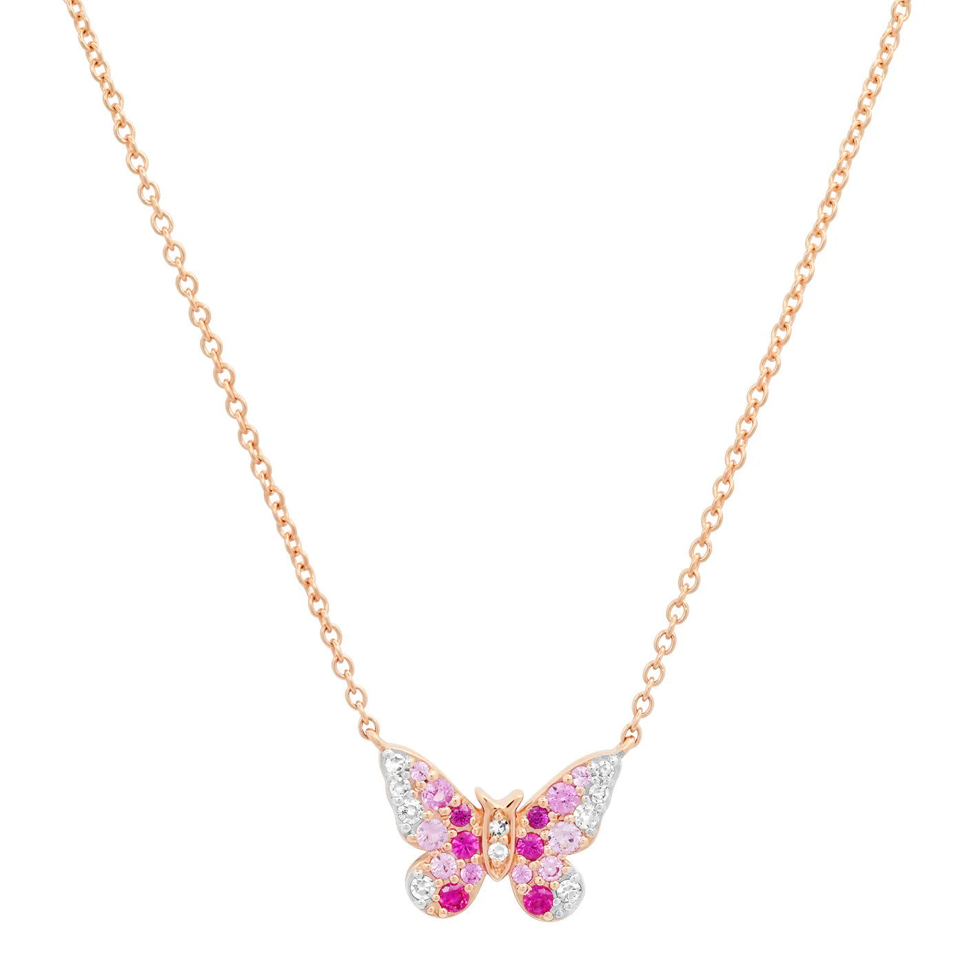 Mini Ombré Butterfly Necklace