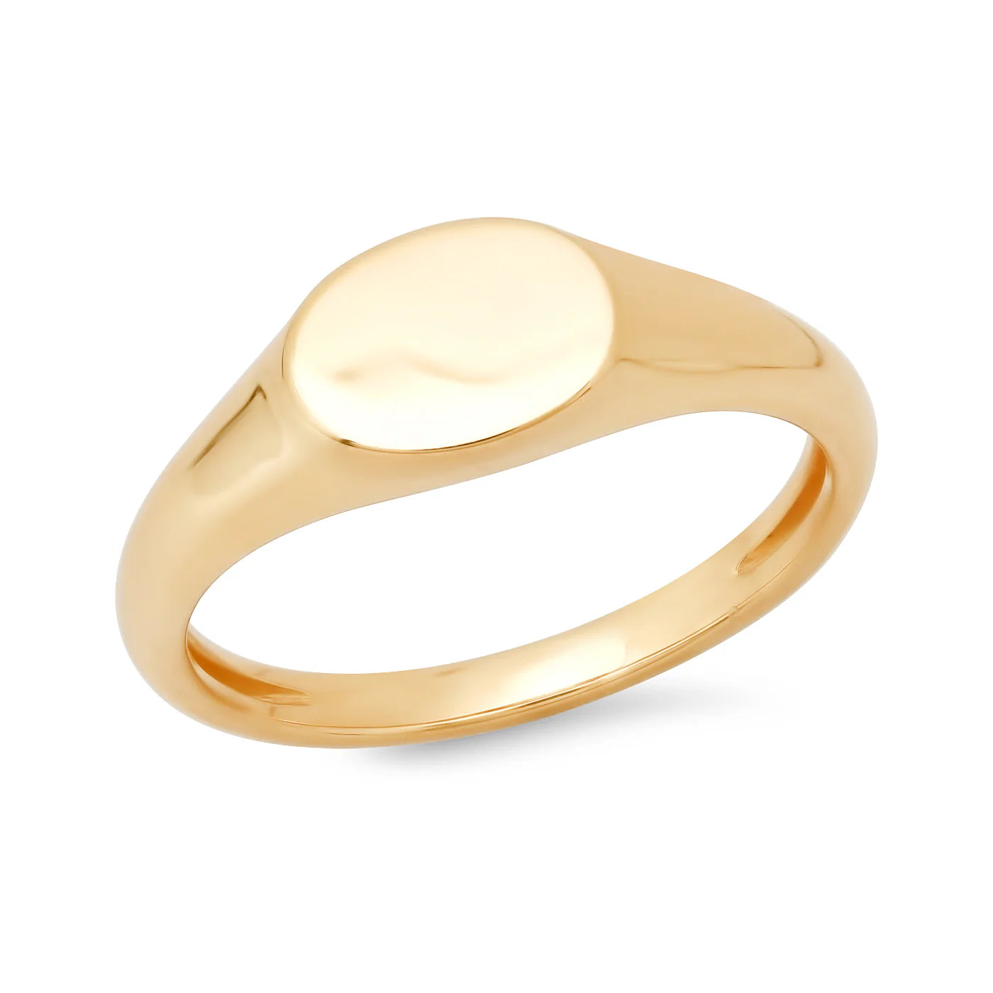 Gold Signet Pinky Ring