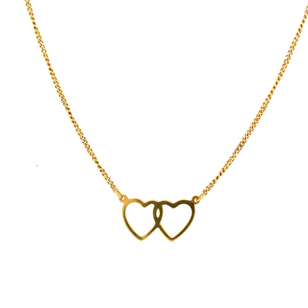 Double Heart necklace