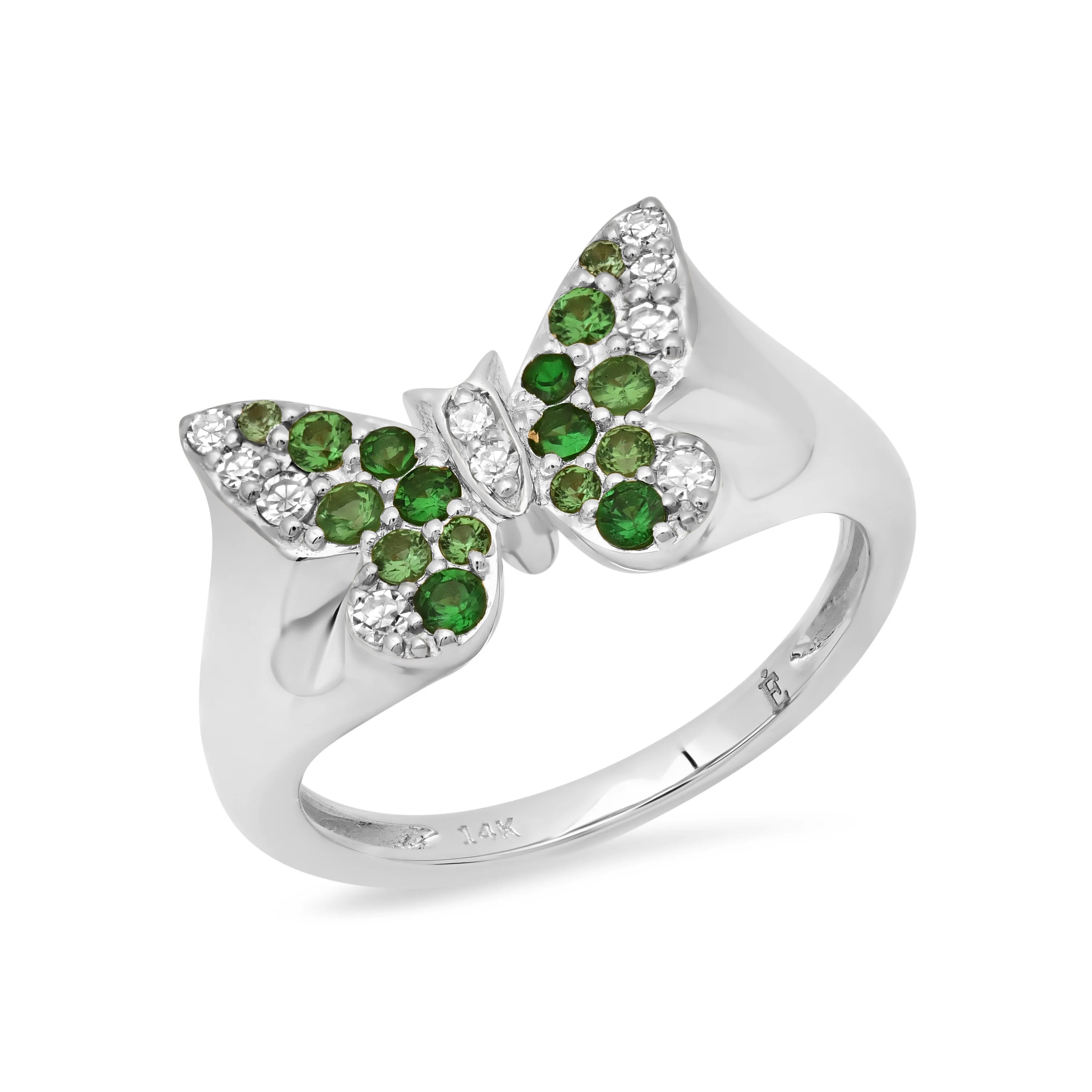 Ombre Butterfly Signet Ring
