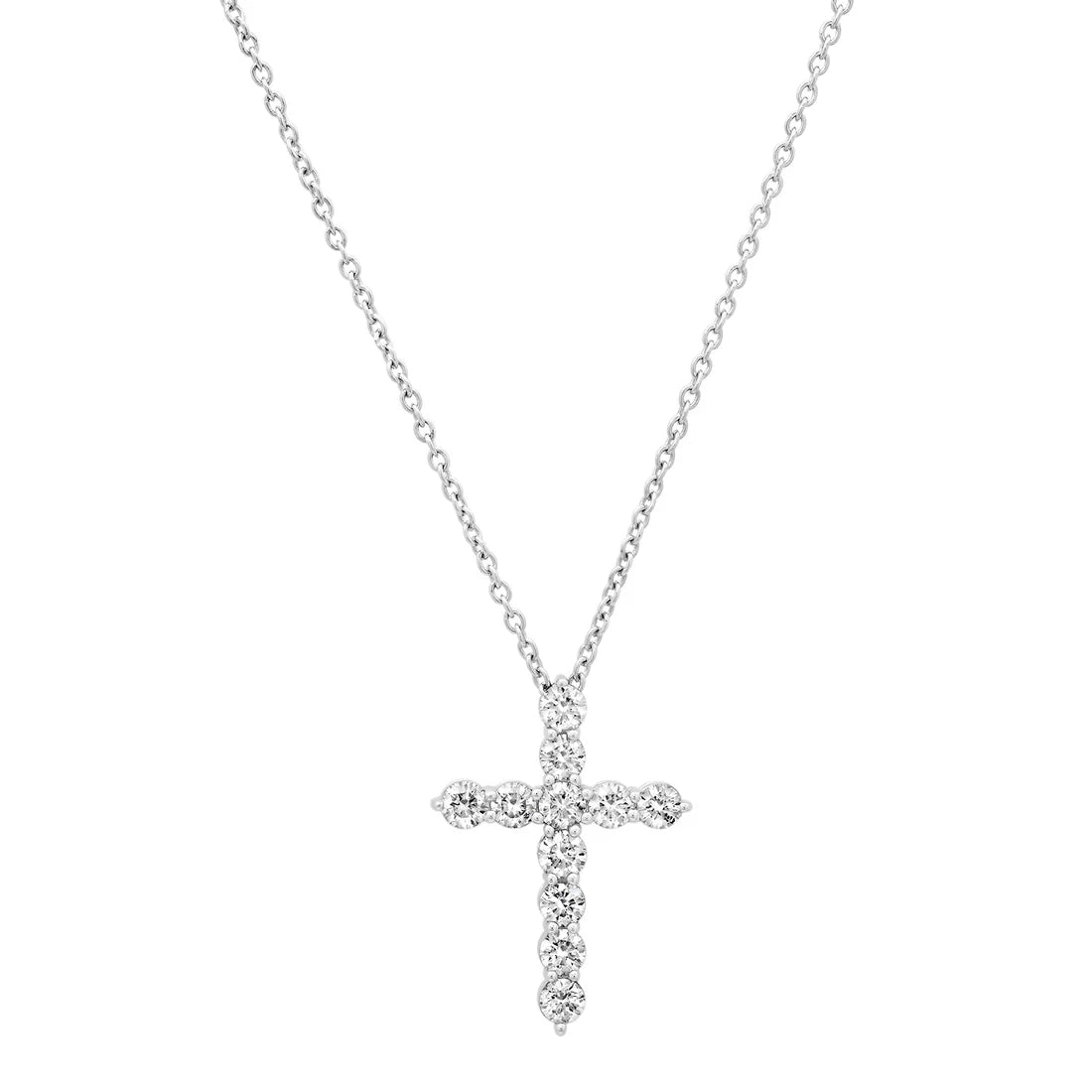 14K Gold Lexa Diamond Cross Necklace