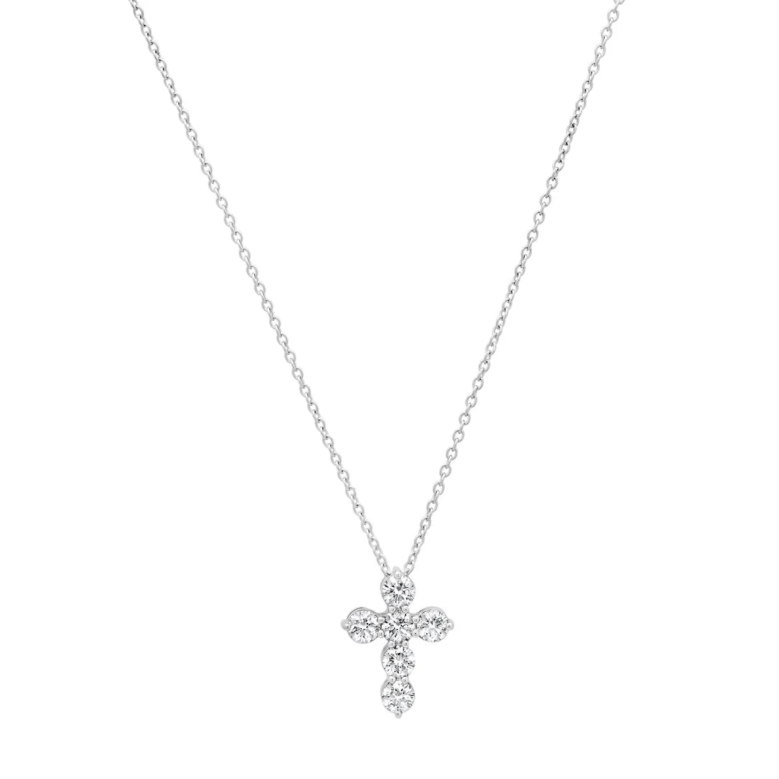 14K Gold Alix Diamond Cross Necklace