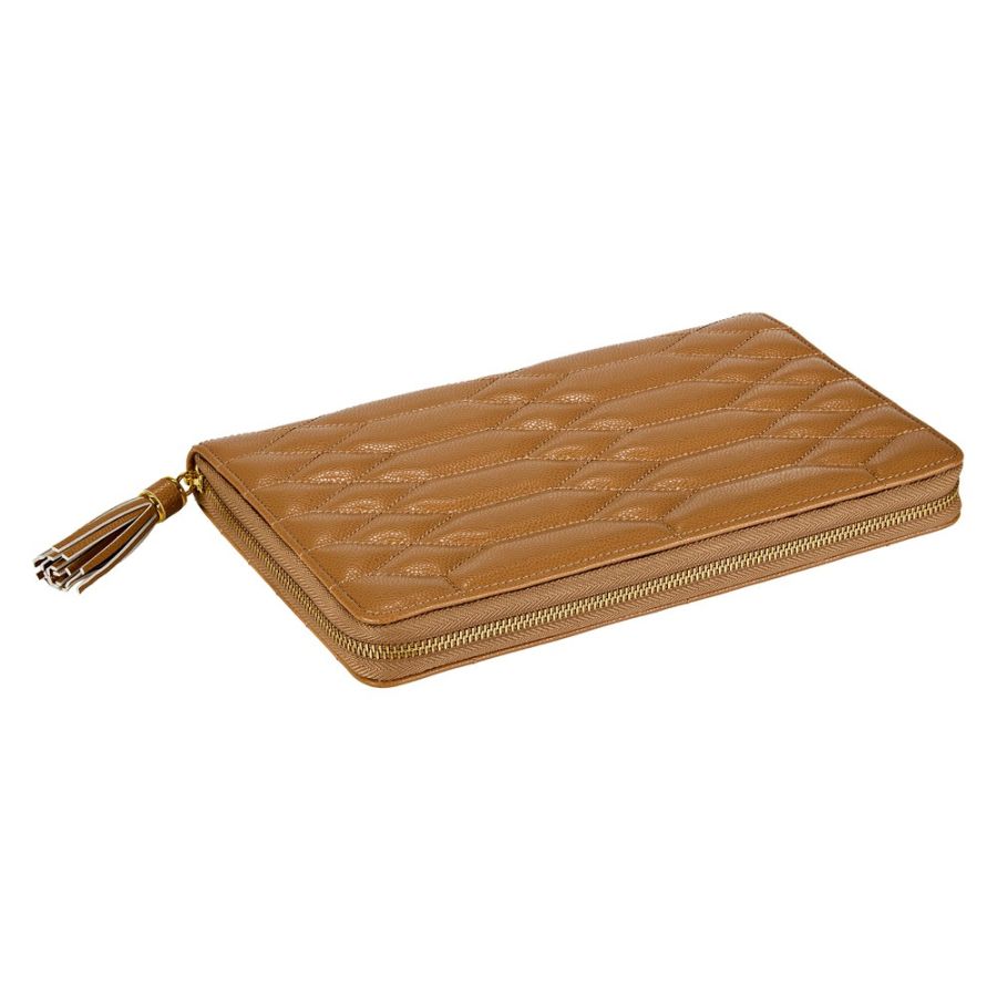 Lauren Large Portfolio in Caramel