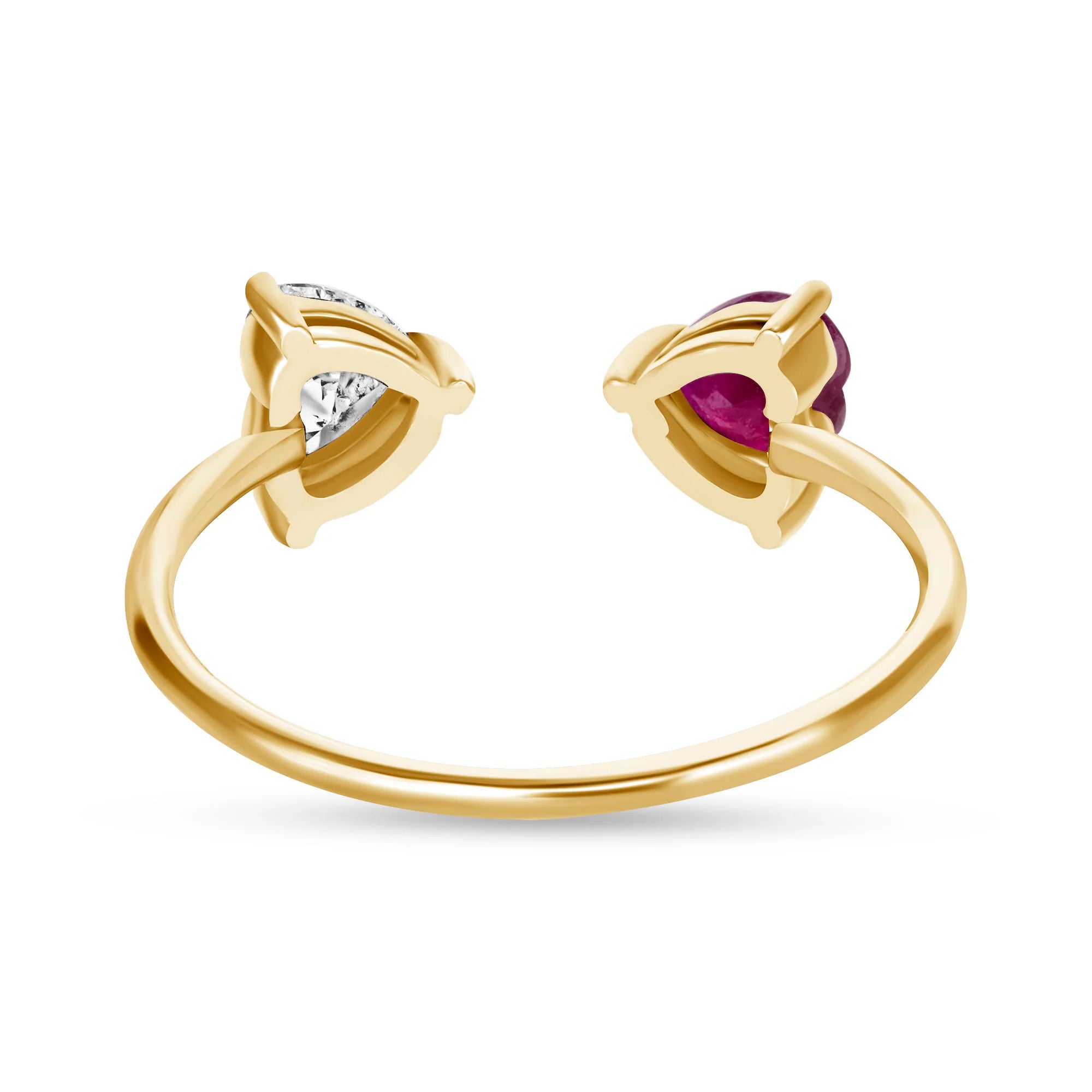 TOI ET MOI HEART RING