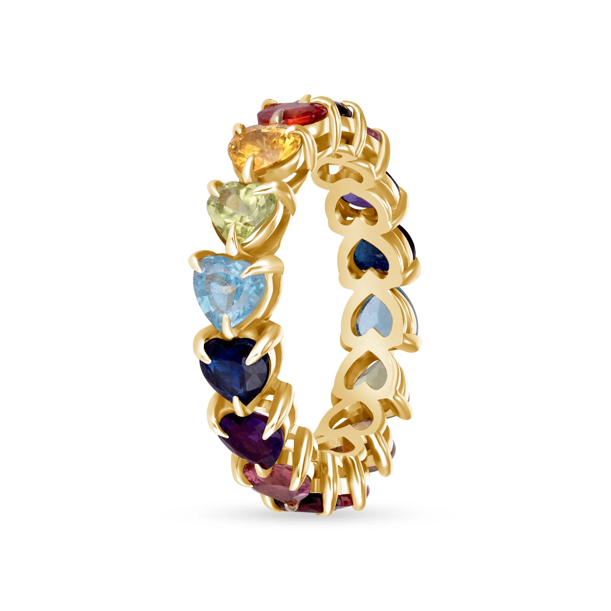 RAINBOW GEM ETERNITY RING