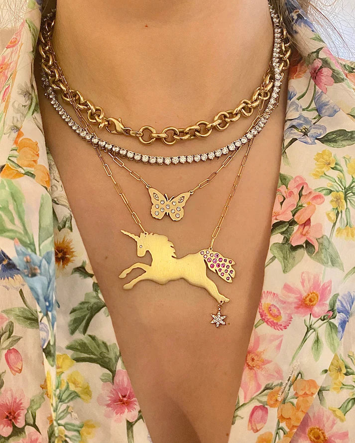 LARGE HORSE NECKLACE