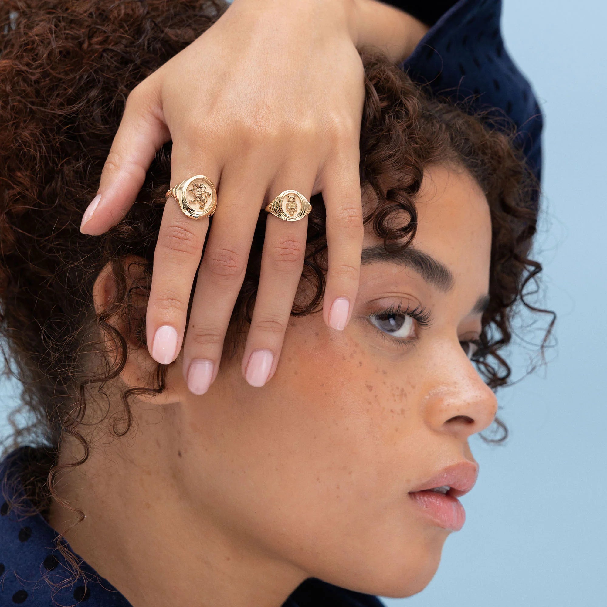 Tiered Fantasy Signet Ring