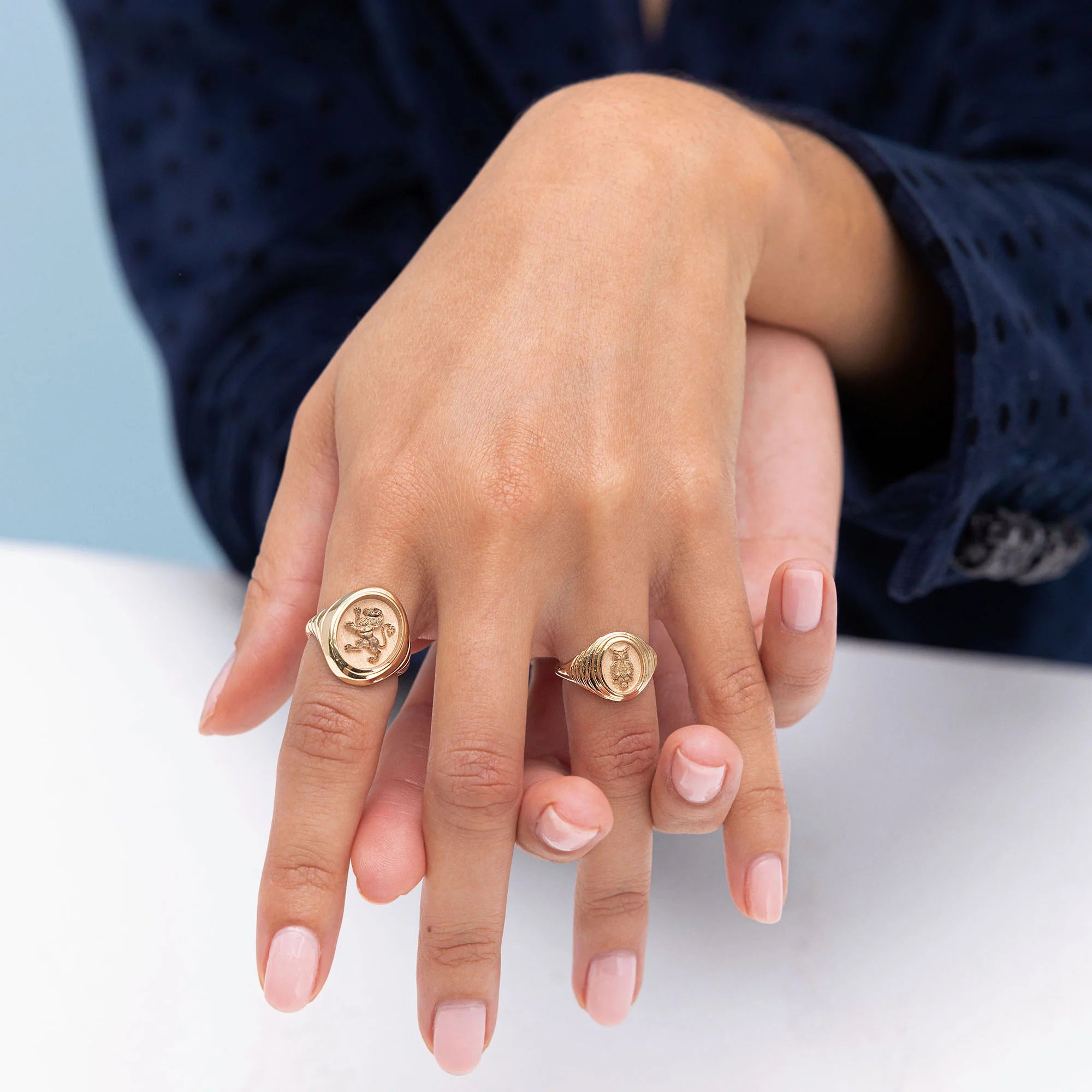 Tiered Fantasy Signet Ring