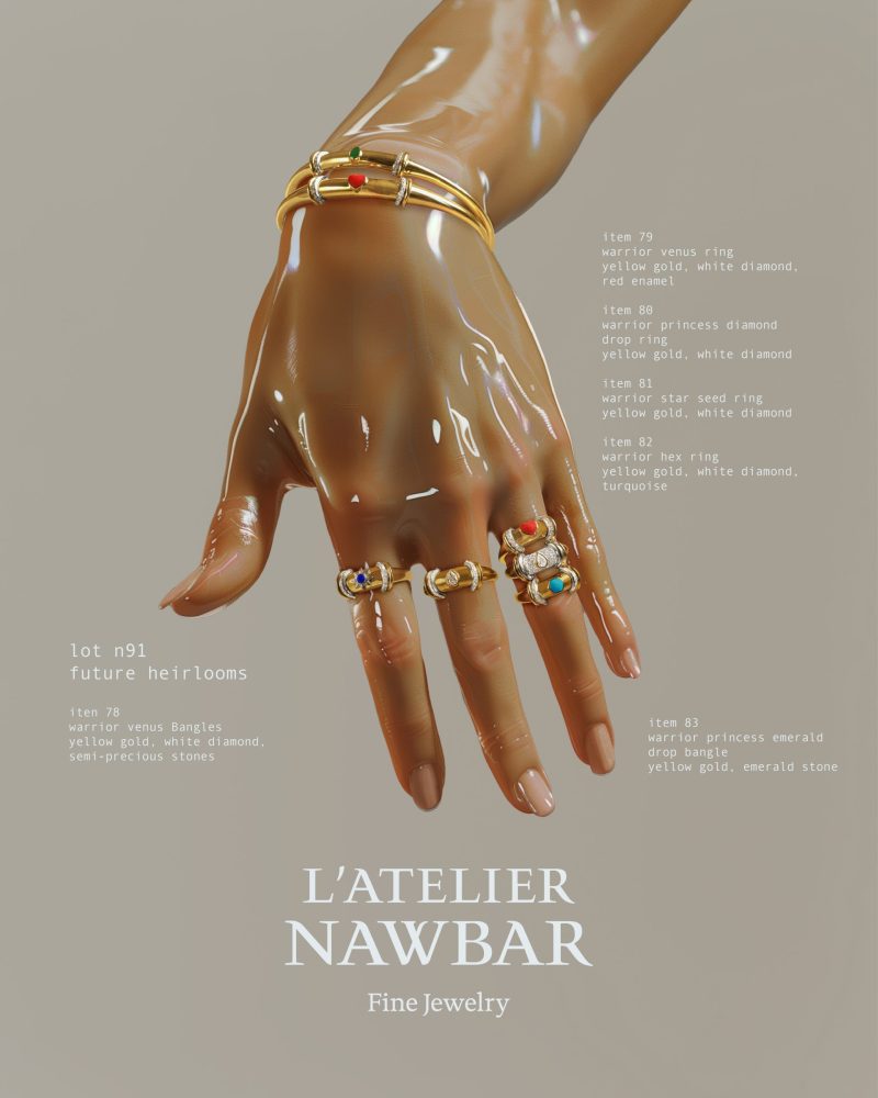 Warrior Full Diamond Drop Ring