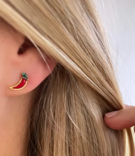 CHILI PEPPER EARRINGS