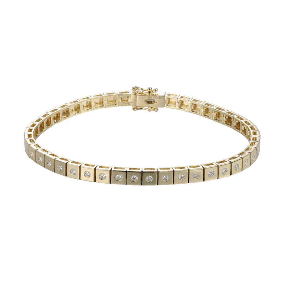 LEGGO Mini Diamond Tennis Bracelet