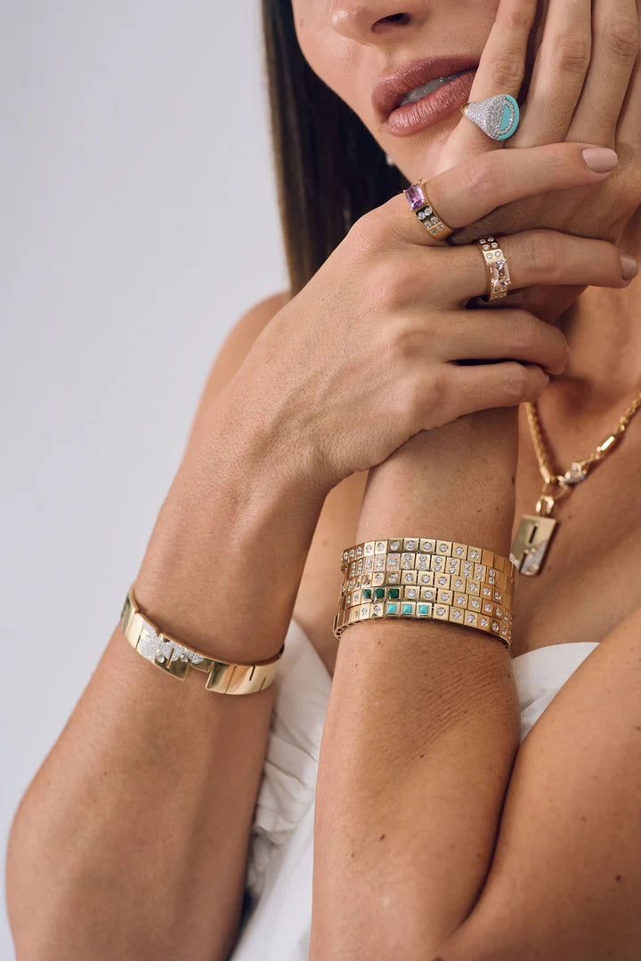 LEGGO Diamond Tennis Bracelet