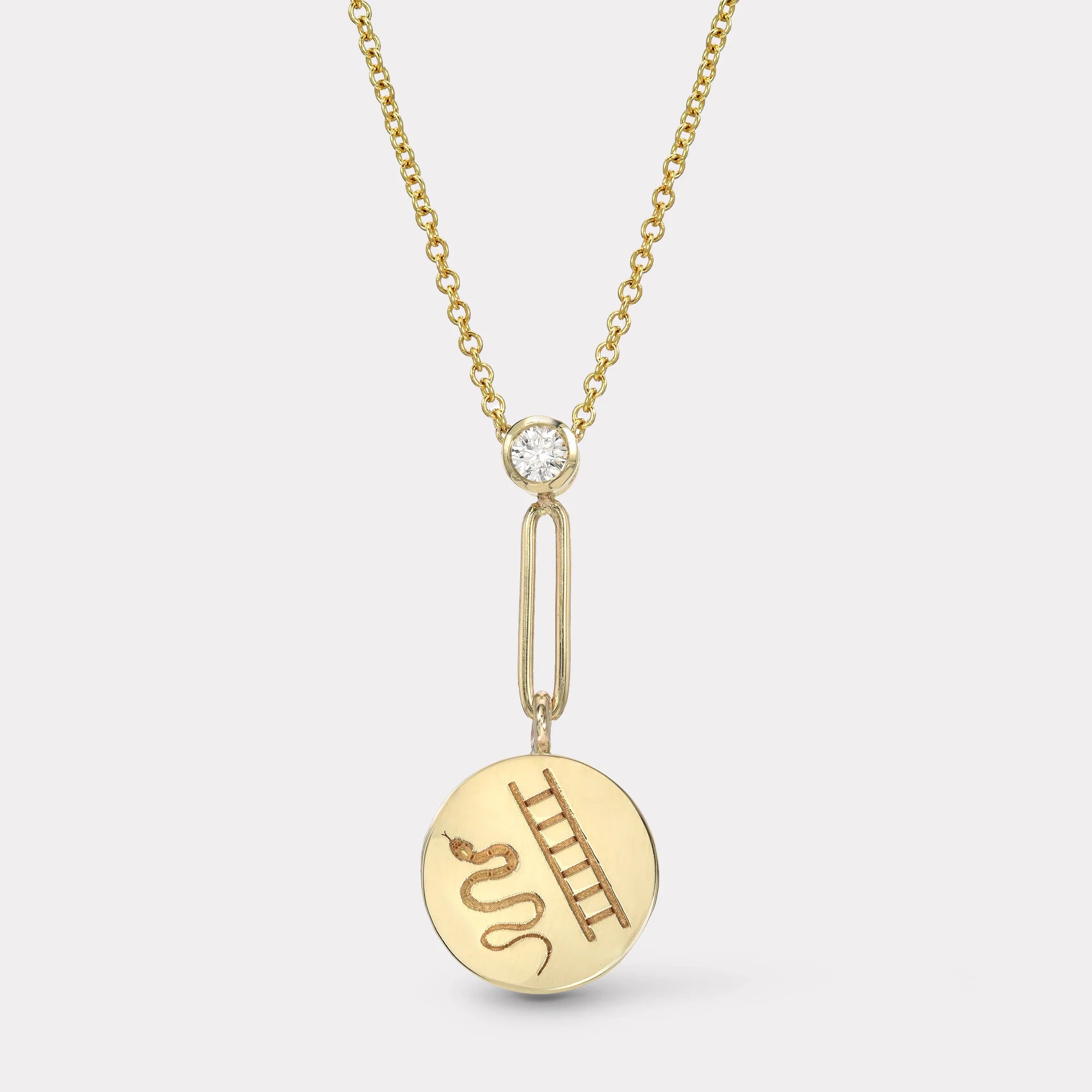 MINI ALCHEMY PENDANT ON 18" DROP LOOP CHAIN