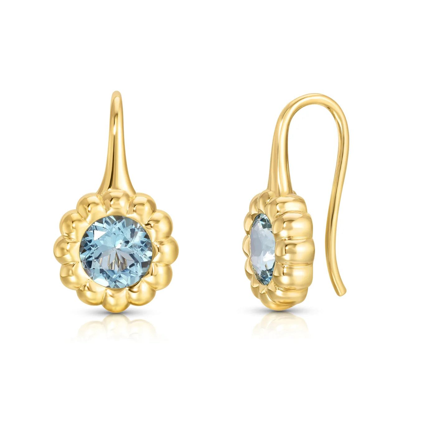 Reverie Drop Earrings in Pink Tourmaline