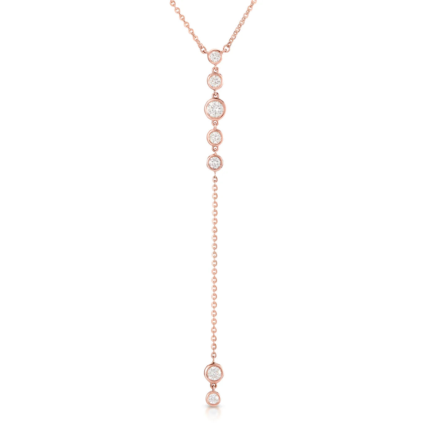 Bezel Starstruck Lariat Necklace