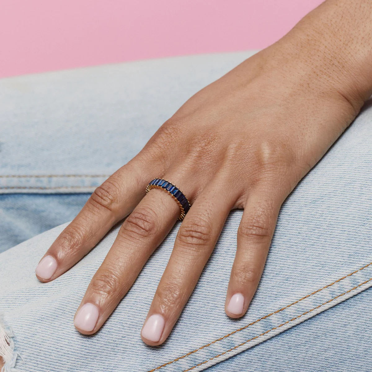 Vertical Baguette Ring