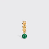 YELLOW GOLD SLINKEE DROPS EARRINGS