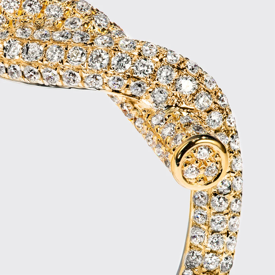 GOLD DIAMOND TIES RING
