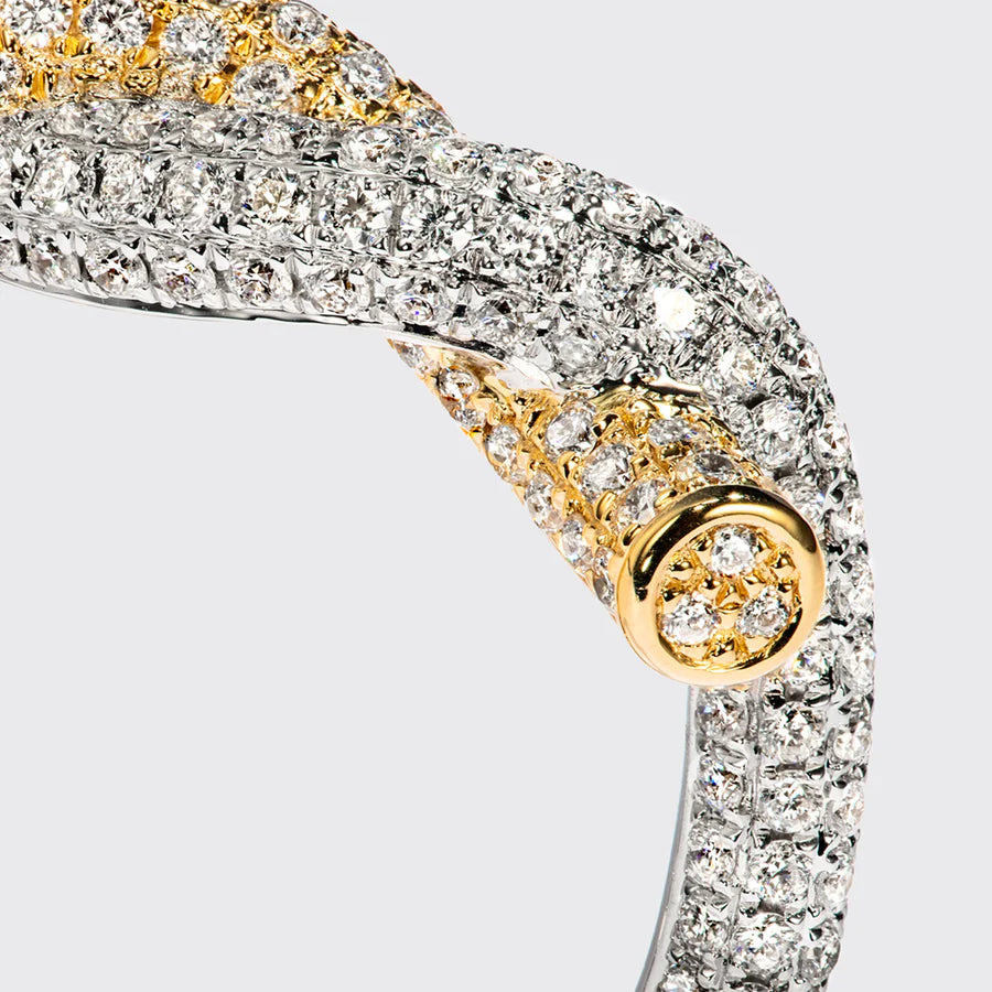 GOLD DIAMOND TIES RING