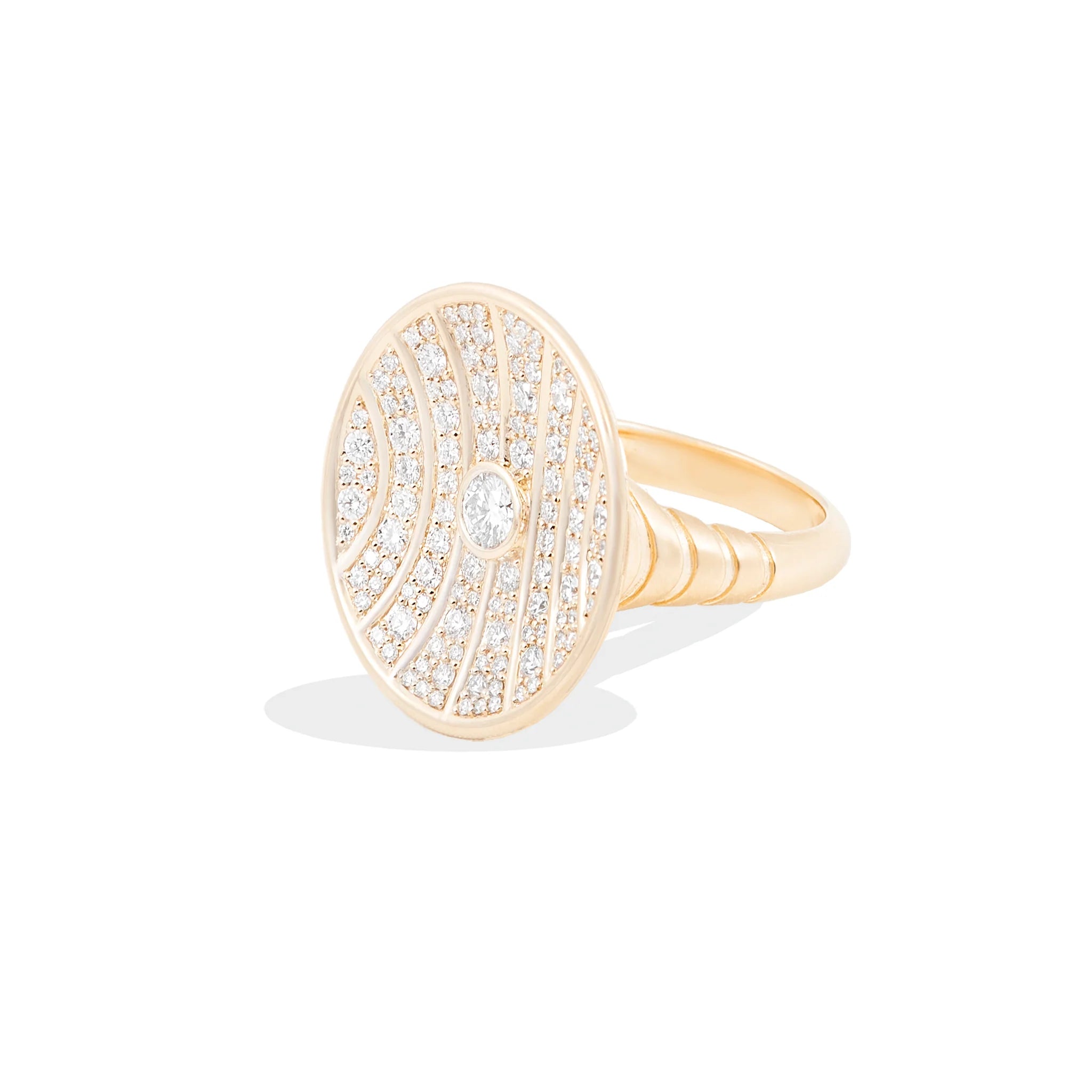 Revel Large Dimensional Ring - Diamond