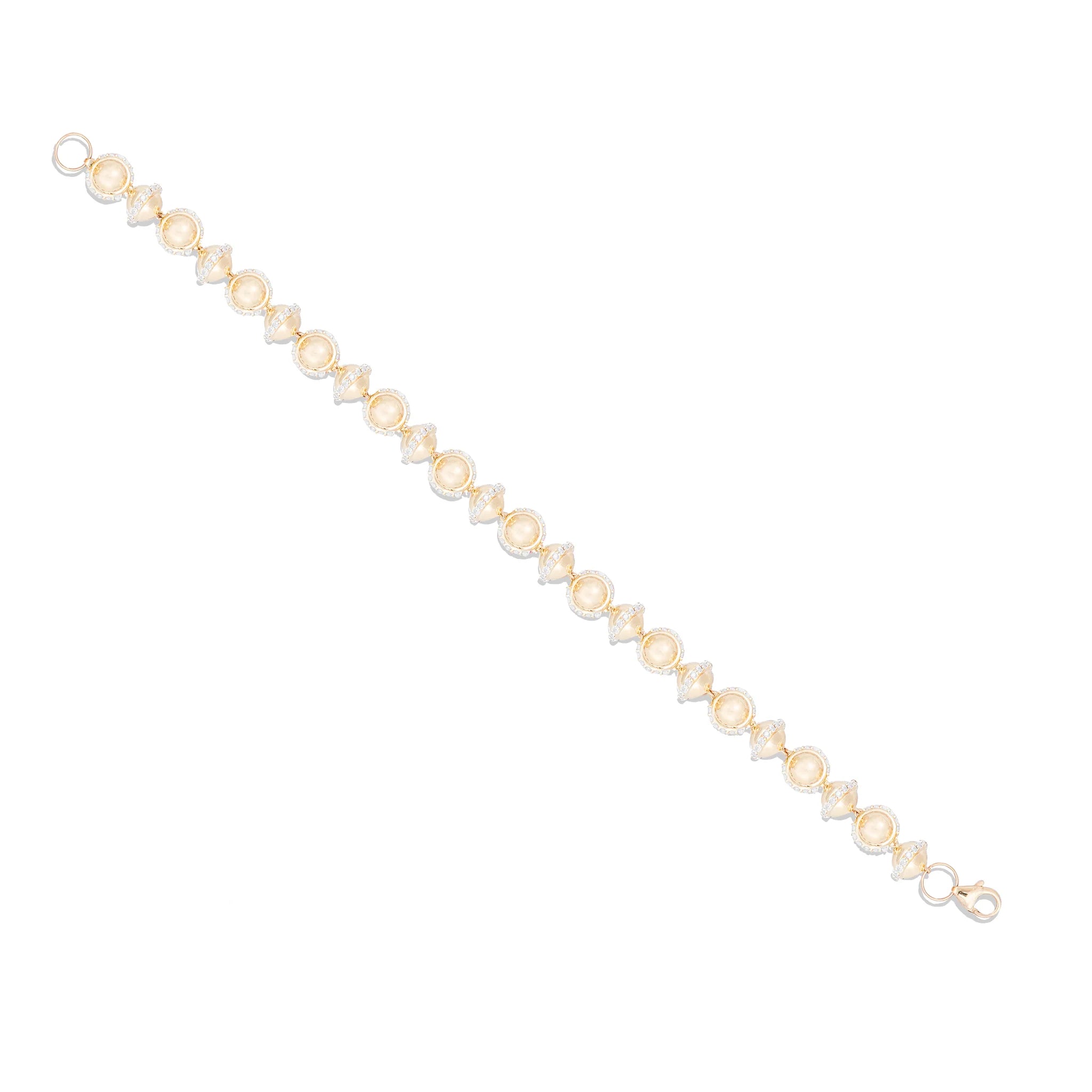 Revel Small Bead Bracelet - Diamond
