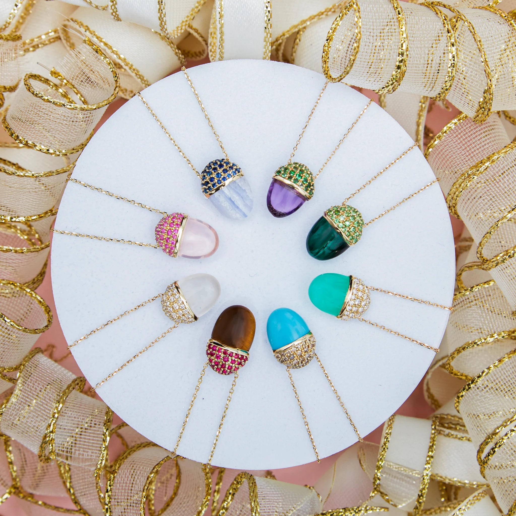 Found Cap Pendant Necklace