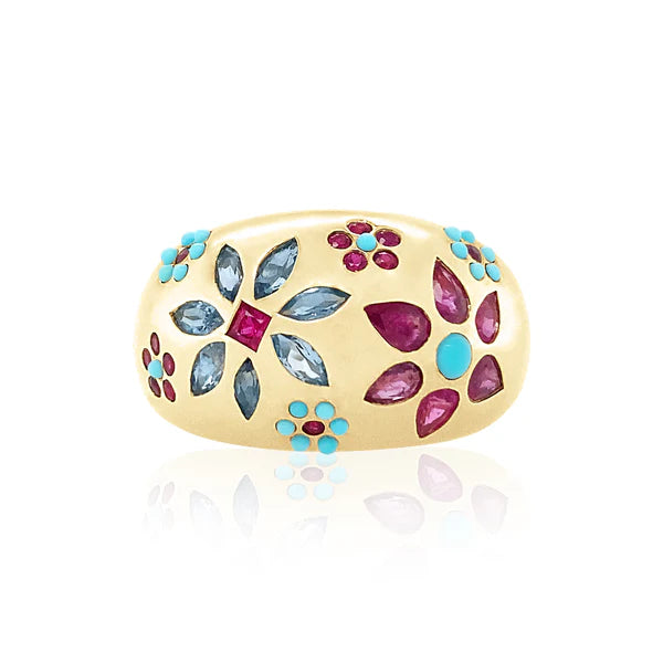 Chunky Flora Nomad Ring