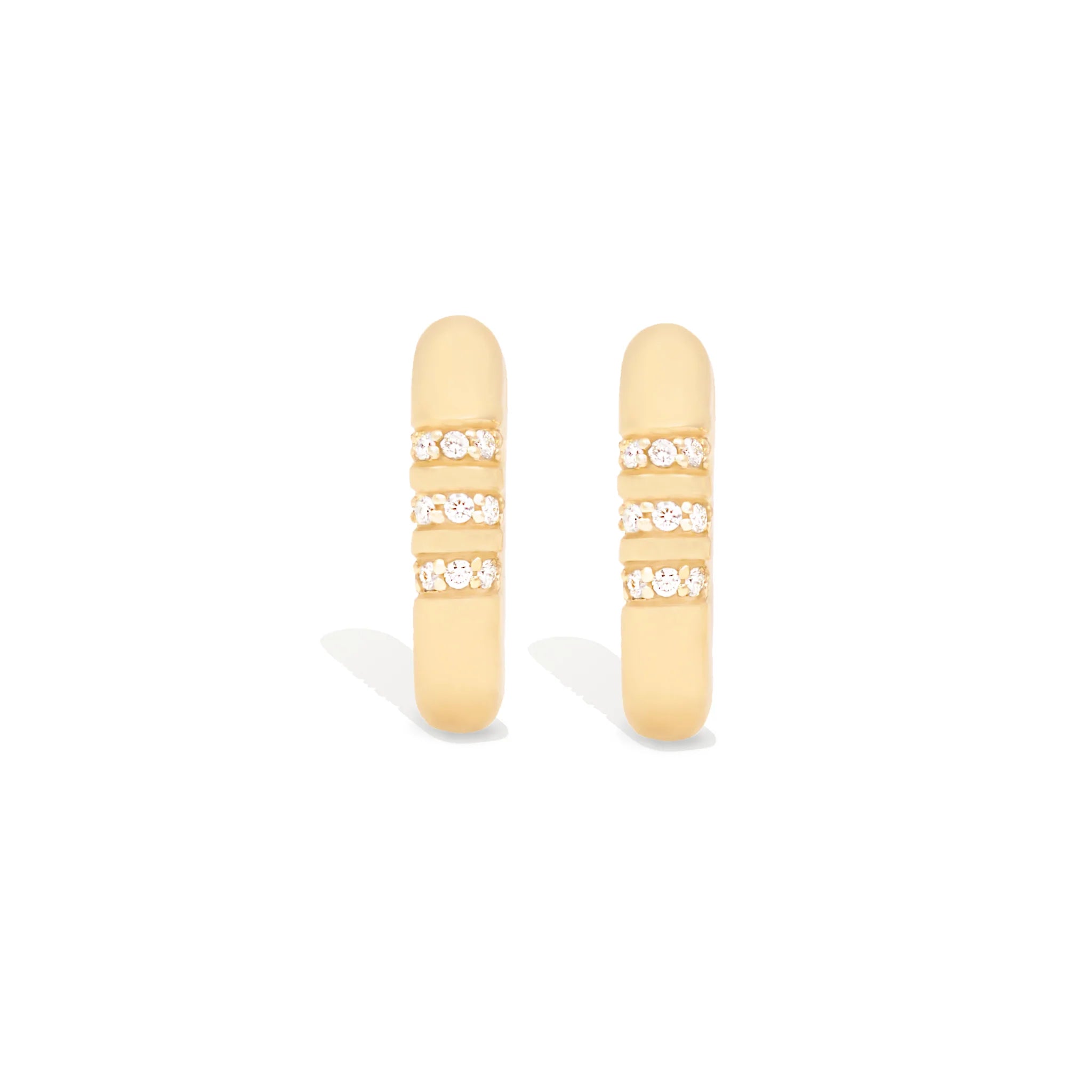 Crew Round Huggie - Diamond