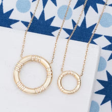 Crew Large Circle Pendant Necklace - Diamond