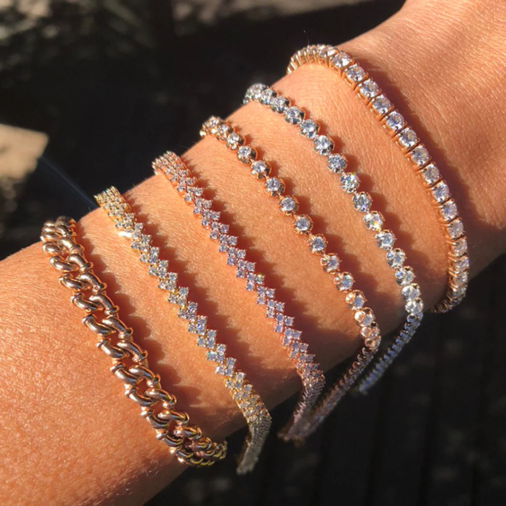 CHEVRON TENNIS BRACELET