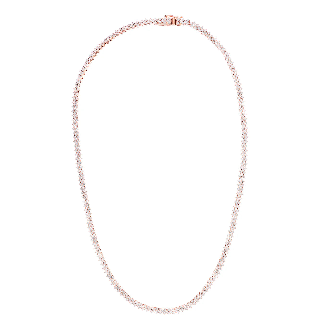 CHEVRON TENNIS NECKLACE