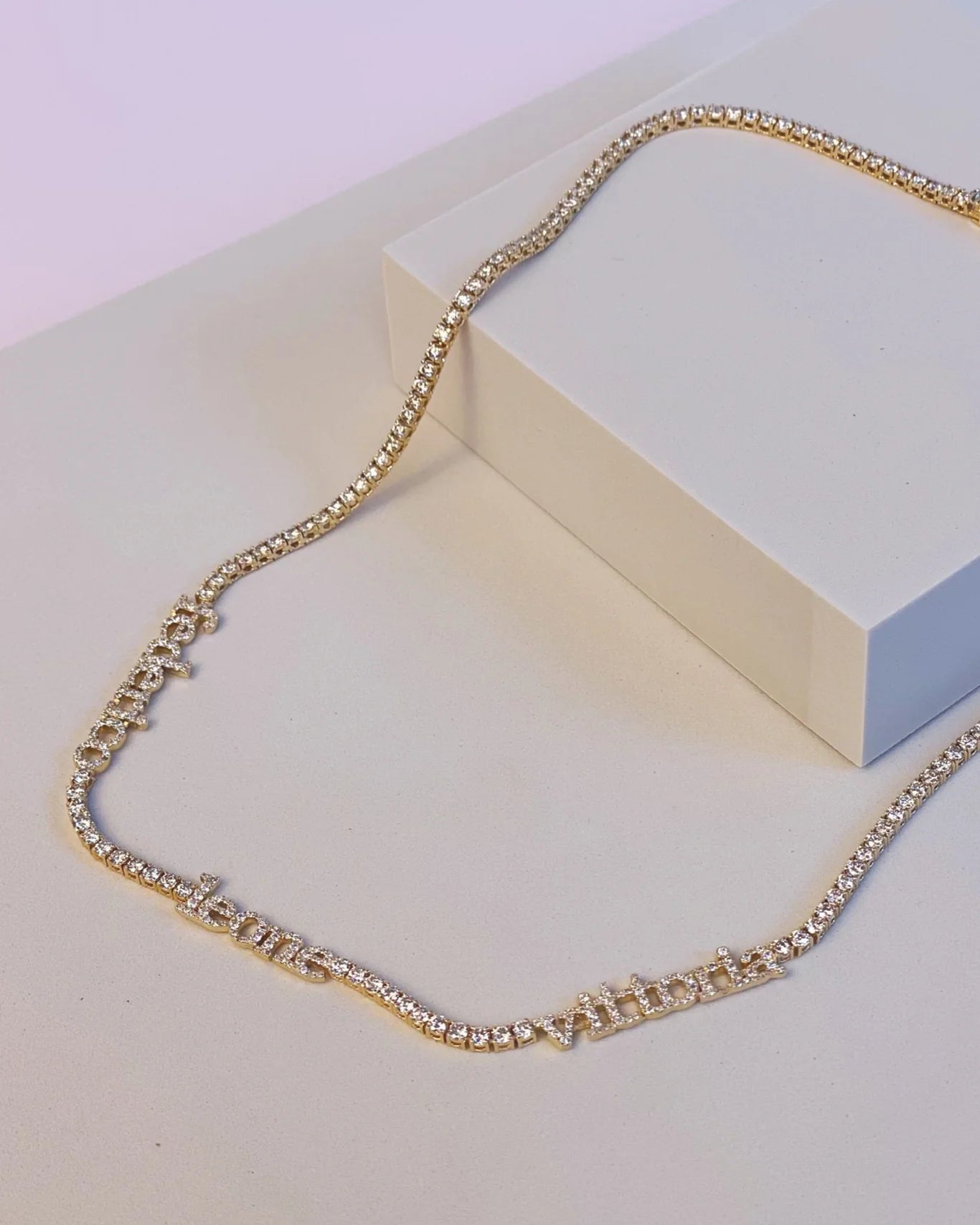 Name Tennis Necklace