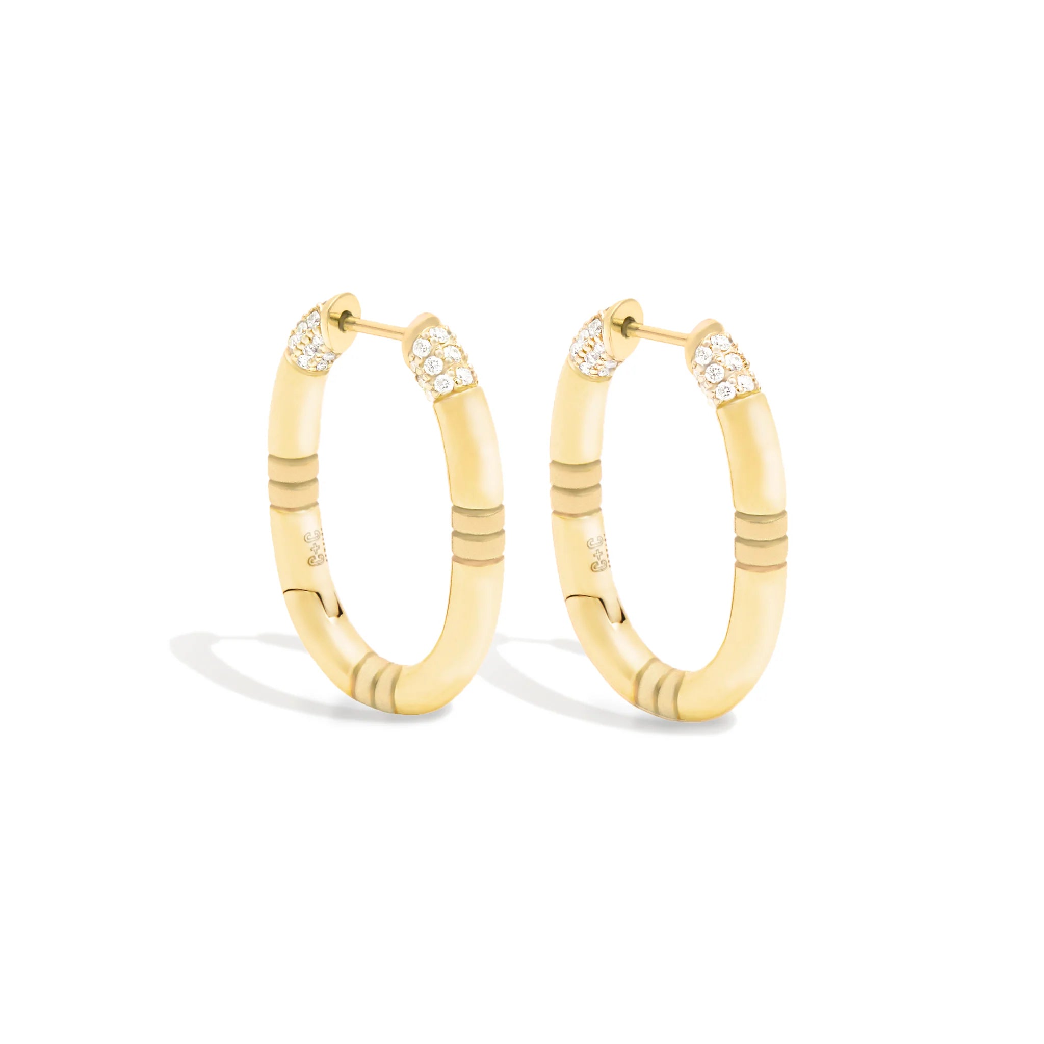 Crew Oval Small Hoop Earring