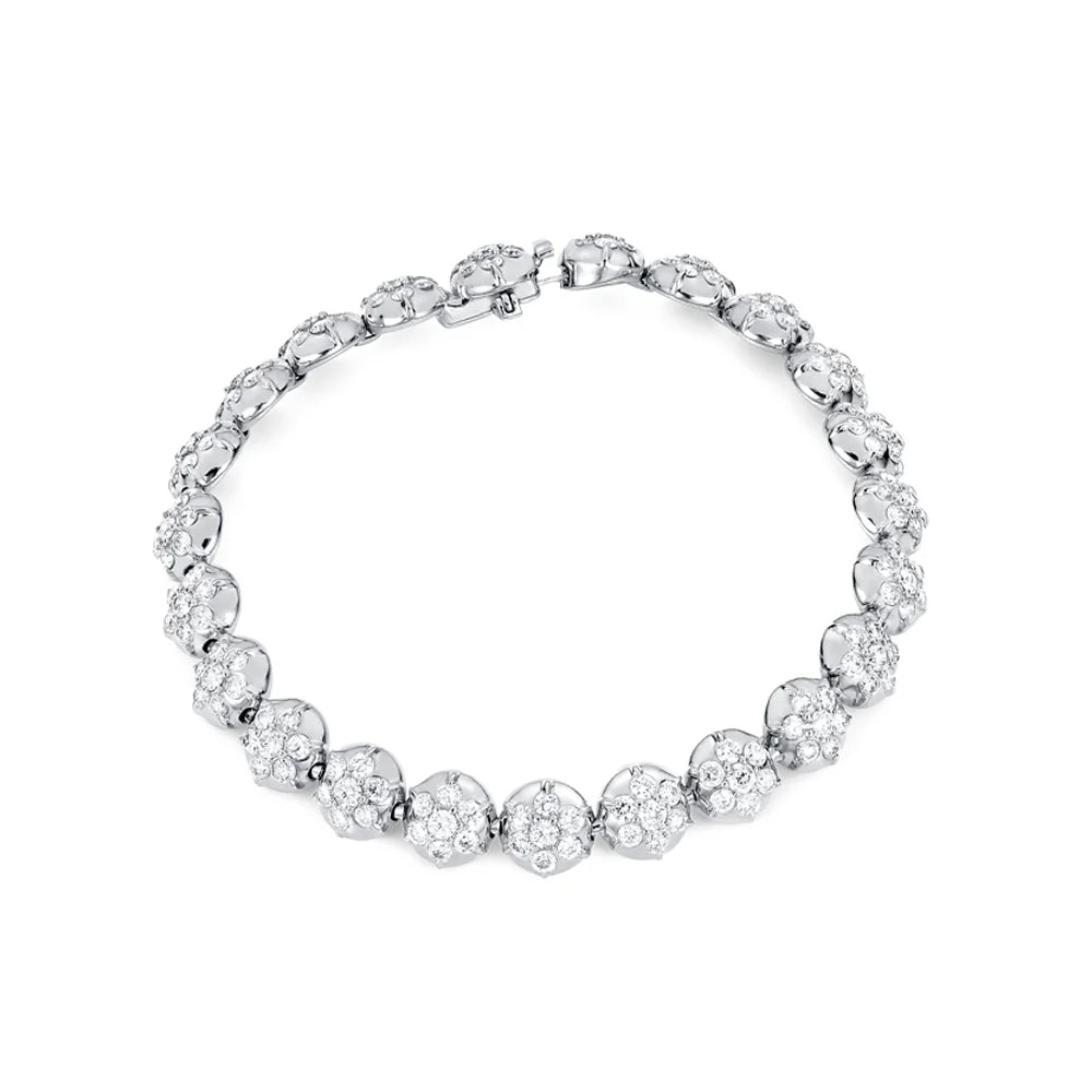 CROWN TENNIS BRACELET