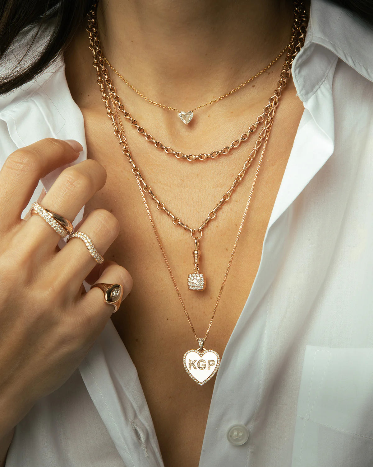 Lovetag Signet Necklace