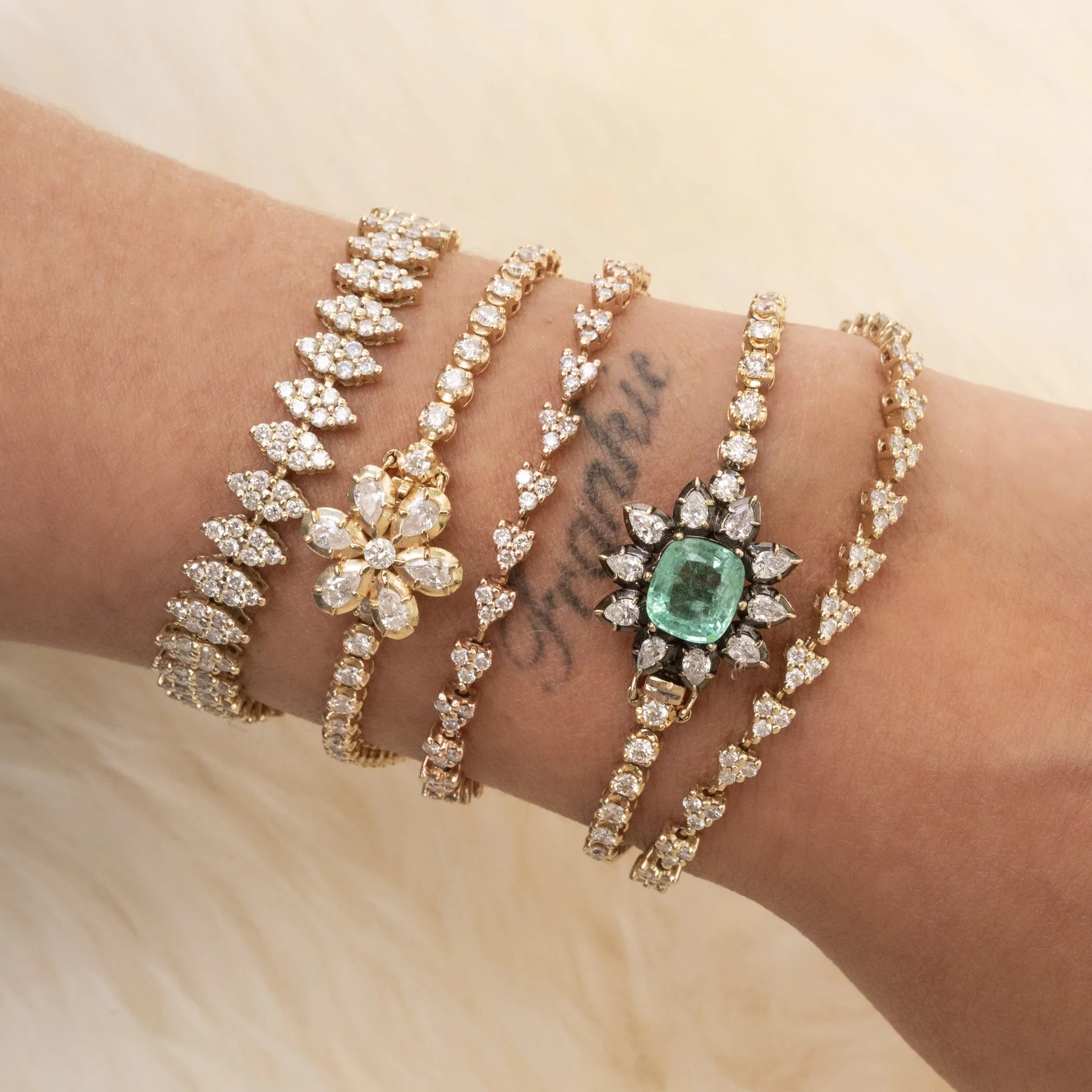 Lizzie diamond bracelet