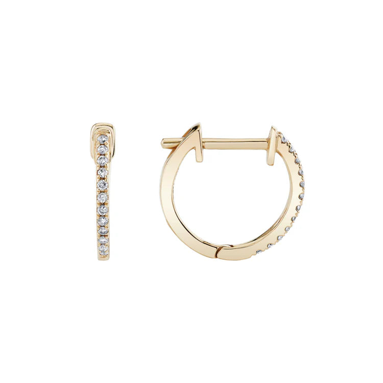 PAVE DIAMOND HUGGIES