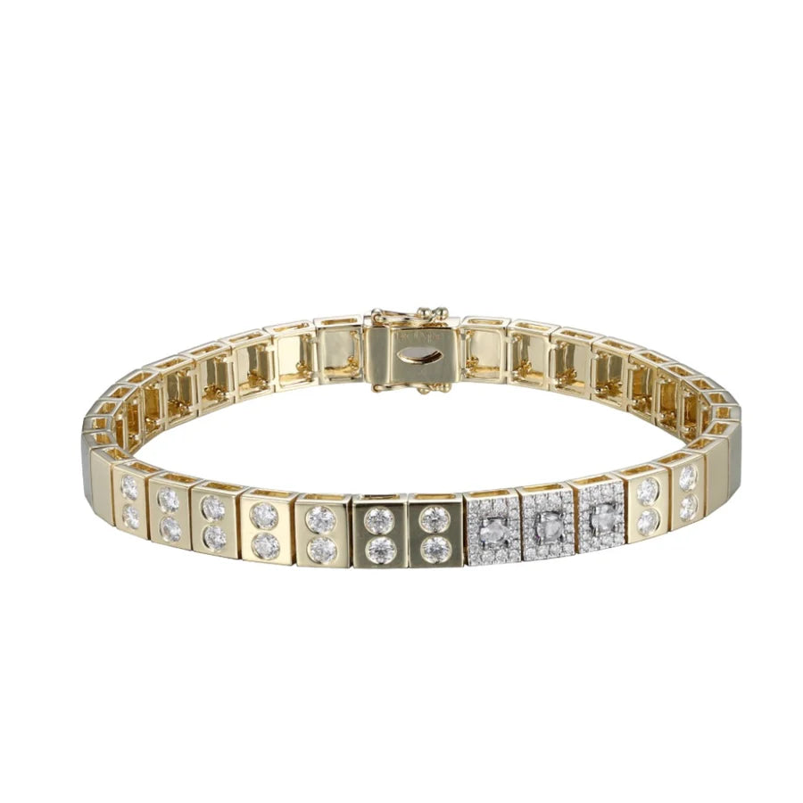 LEGGO ID Diamond Tennis Bracelet
