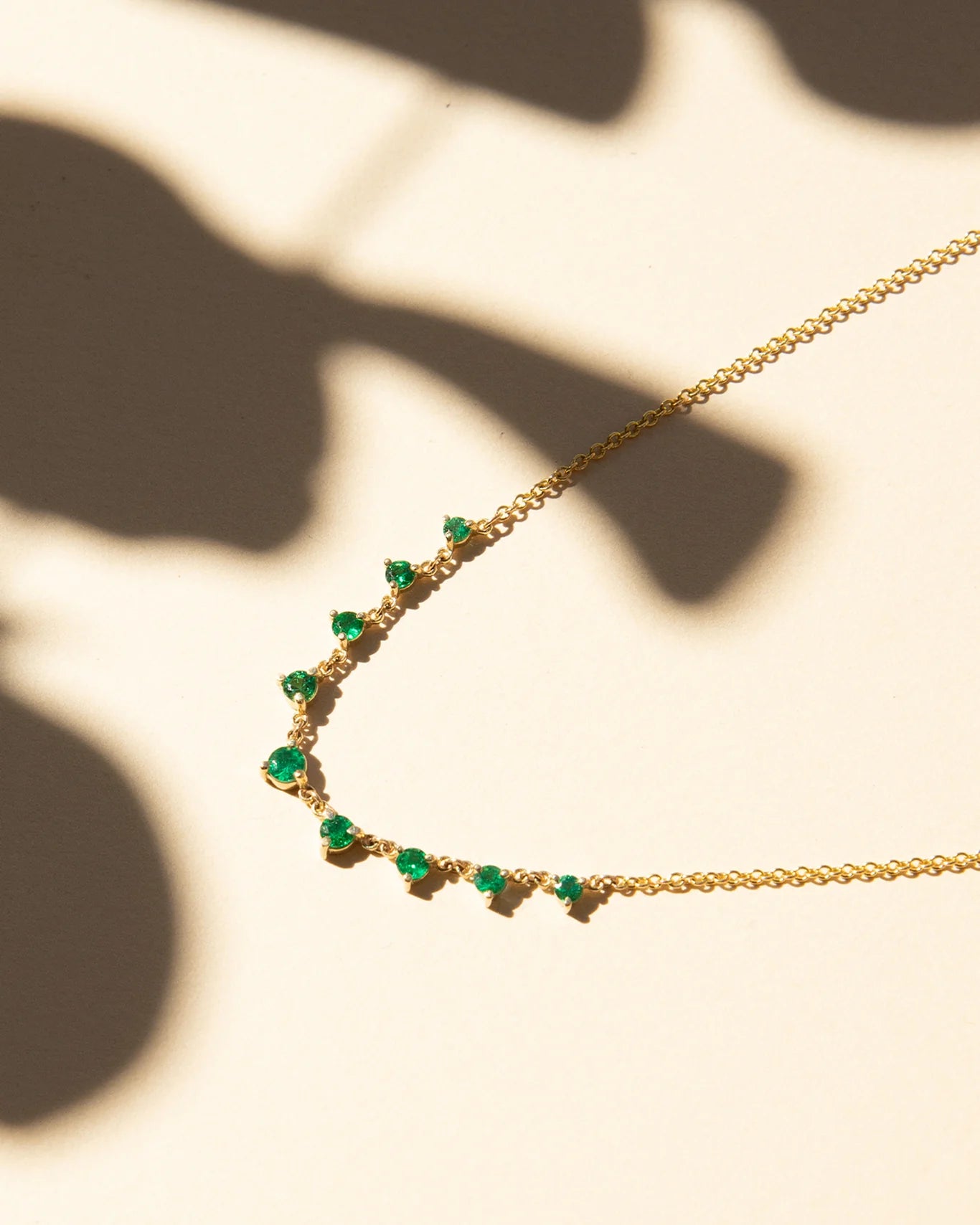 Green Emerald MINI STARSTRUCK NECKLACE