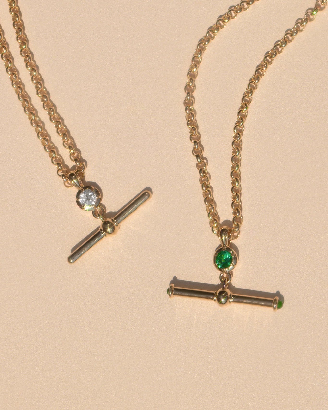 Diamond Barre Necklace