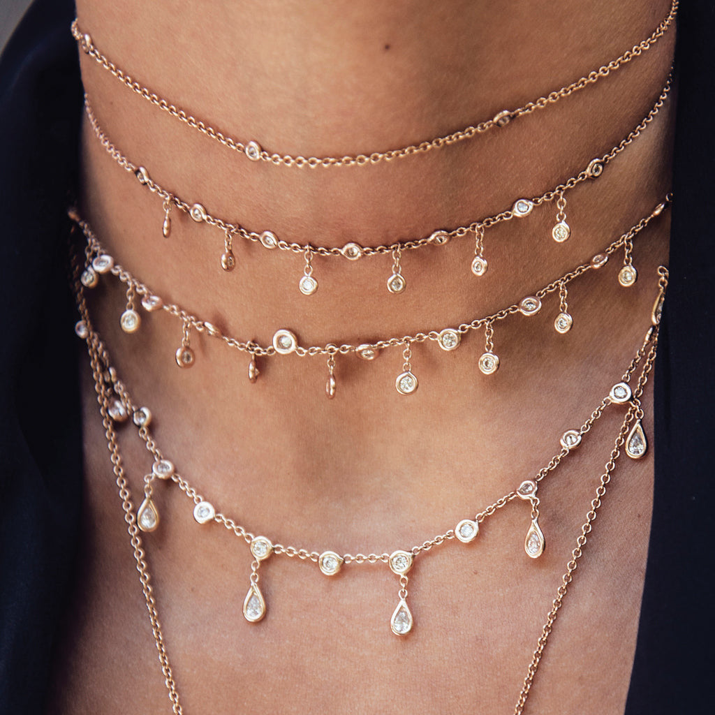 DIAMOND SHAKER NECKLACE