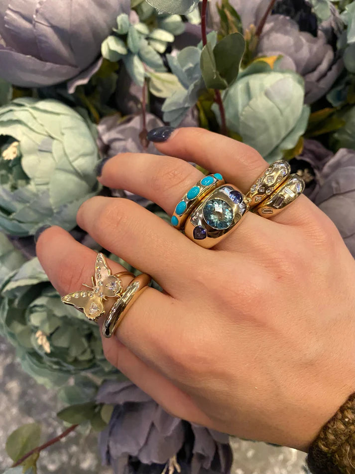 5 OVAL SKINNY NOMAD RING