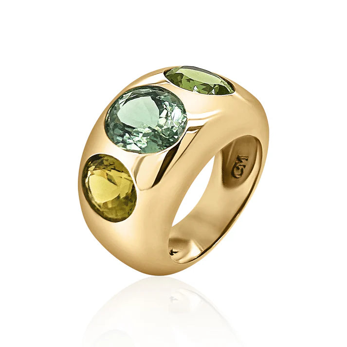 3 OVAL CHUNKY NOMAD RING