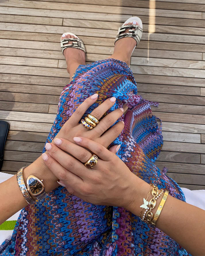 3 OVAL CHUNKY NOMAD RING